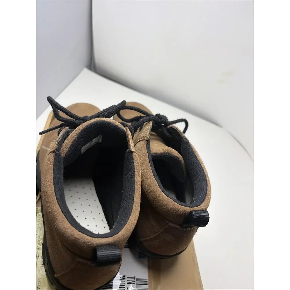 Lands End Suede Hiking Boots Lands Women’s Size 6M Style #79987 Tan Brown Clean